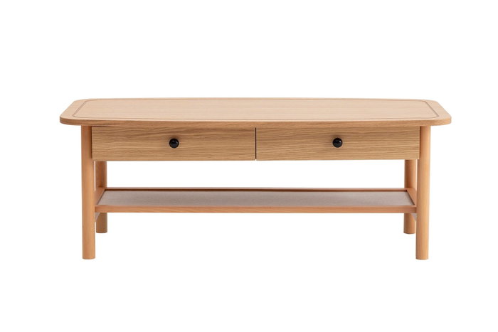 Hanah Home Mesa de Centro Daisy en Colores Naturales y Madera Hanah Home Mesa de Centro Daisy en Colores Naturales y Madera